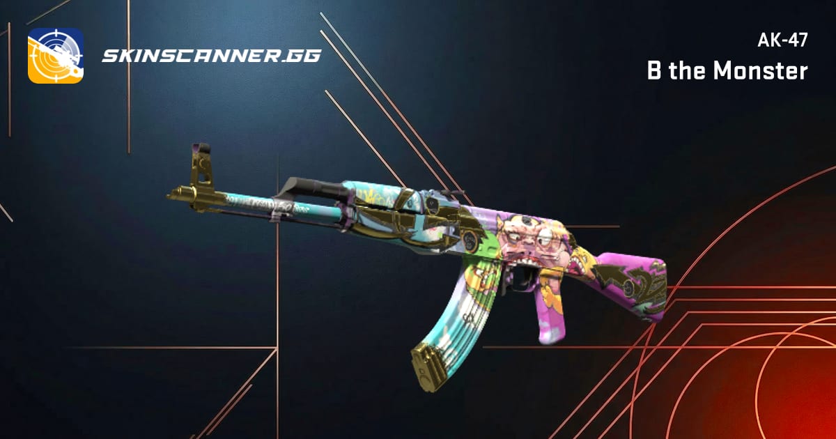 AK-47 | B the Monster Factory New | SkinScanner